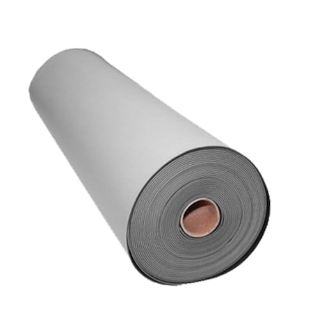 Transforming Technologies 30" x 40' x .080", Gray, Textured Rubber Table Mat, Roll MTT3040GY